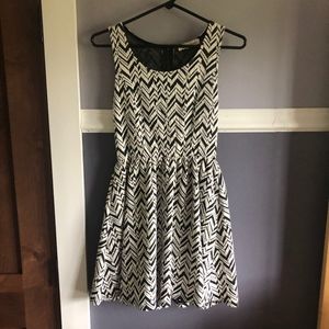 Patterned Short Dress